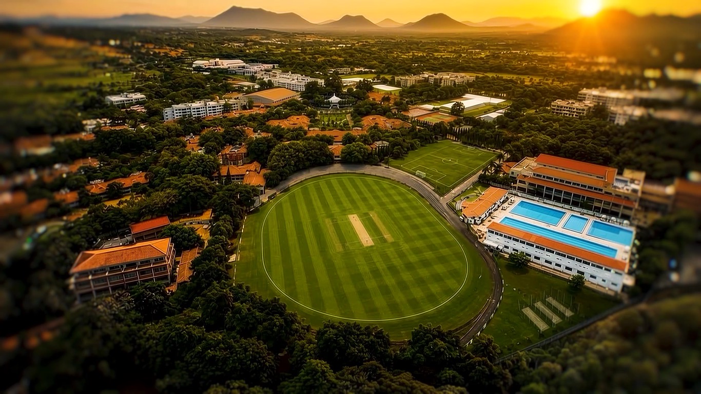 JIRS Aerial Campus Backdrop